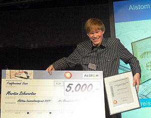 Martin Schwerter, Sieger Innovationspreis Alstom 2009